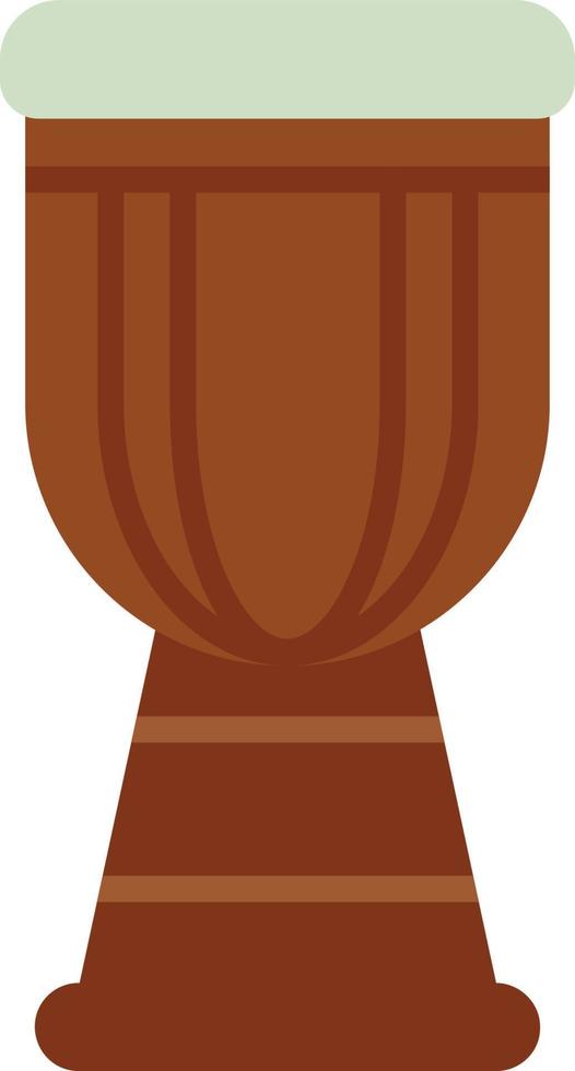 Djembe Flat Icon vector