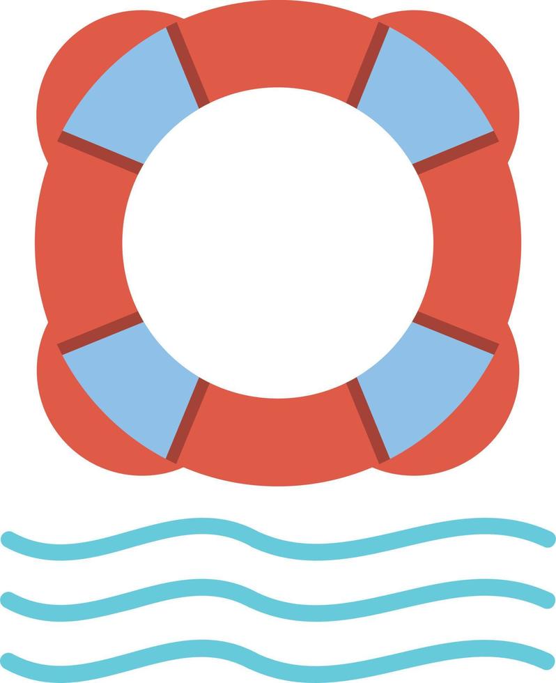 Life Saver Flat Icon vector