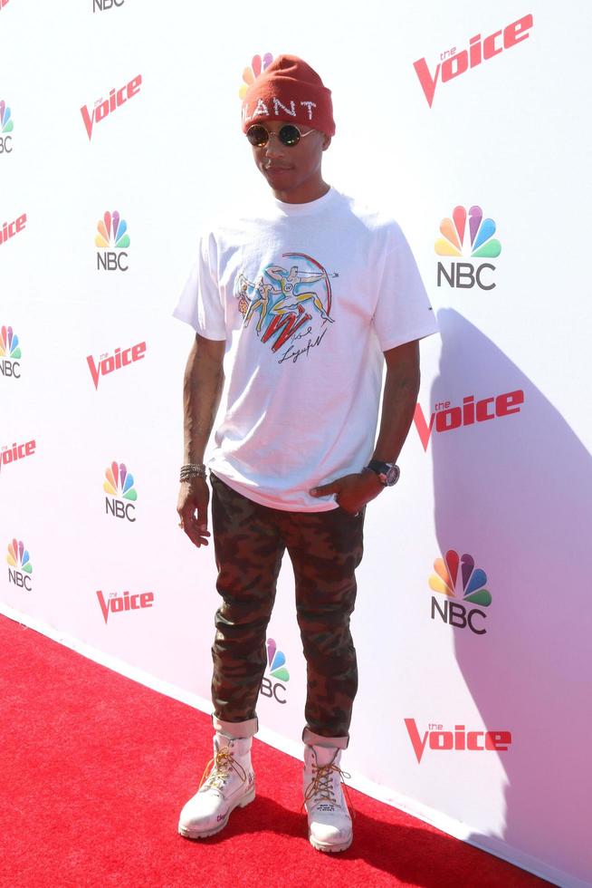 LAS VEGAS, APR 21 - Pharrell Williams at the The Voice Red Carpet Event at the Hyde on April 21, 2016 in Los Angeles, CA photo