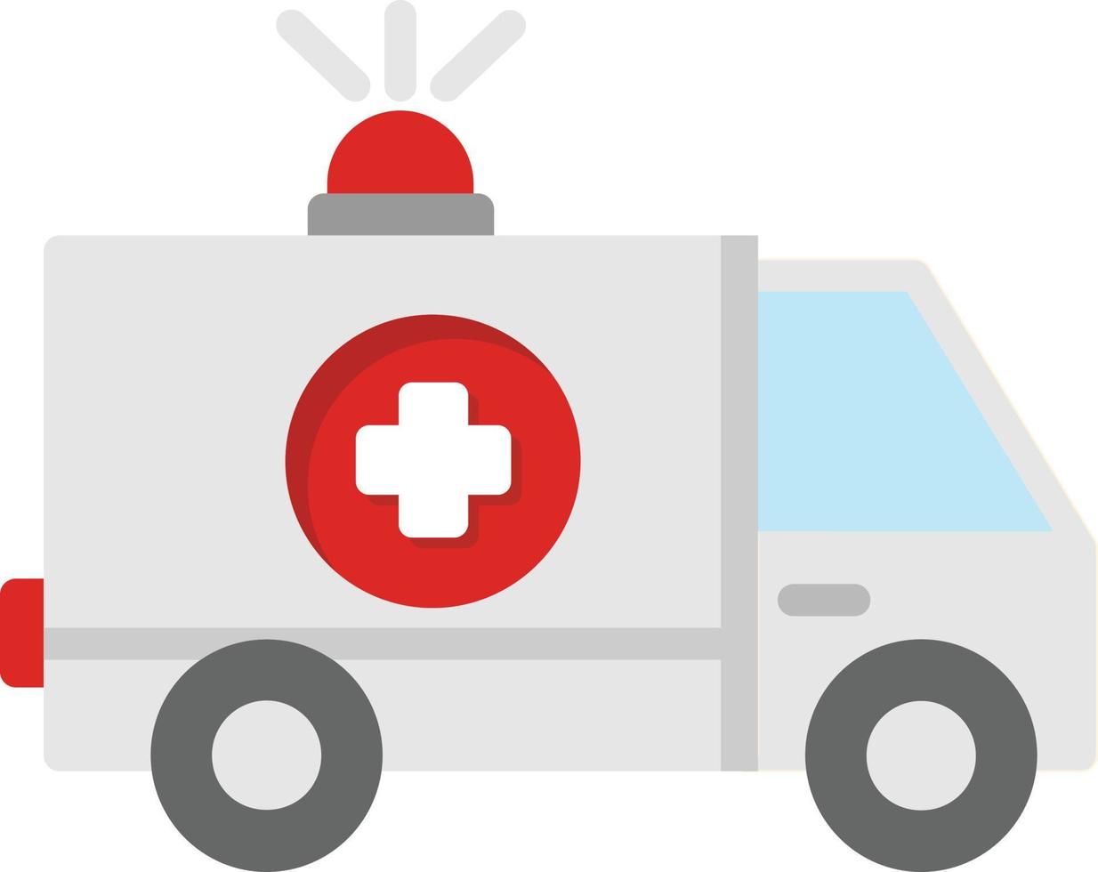 Ambulance Flat Icon vector