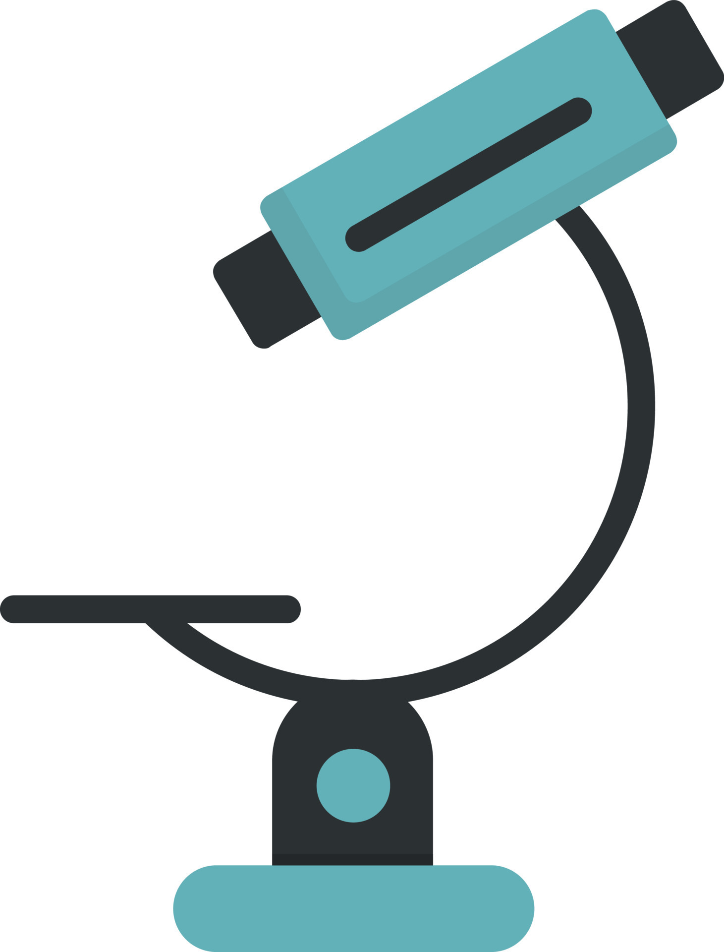 Microscope Flat Icon 10085507 Vector Art at Vecteezy