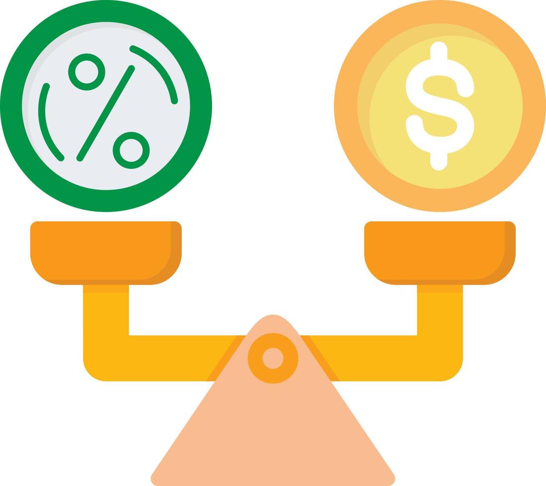 Balance Flat Icon vector