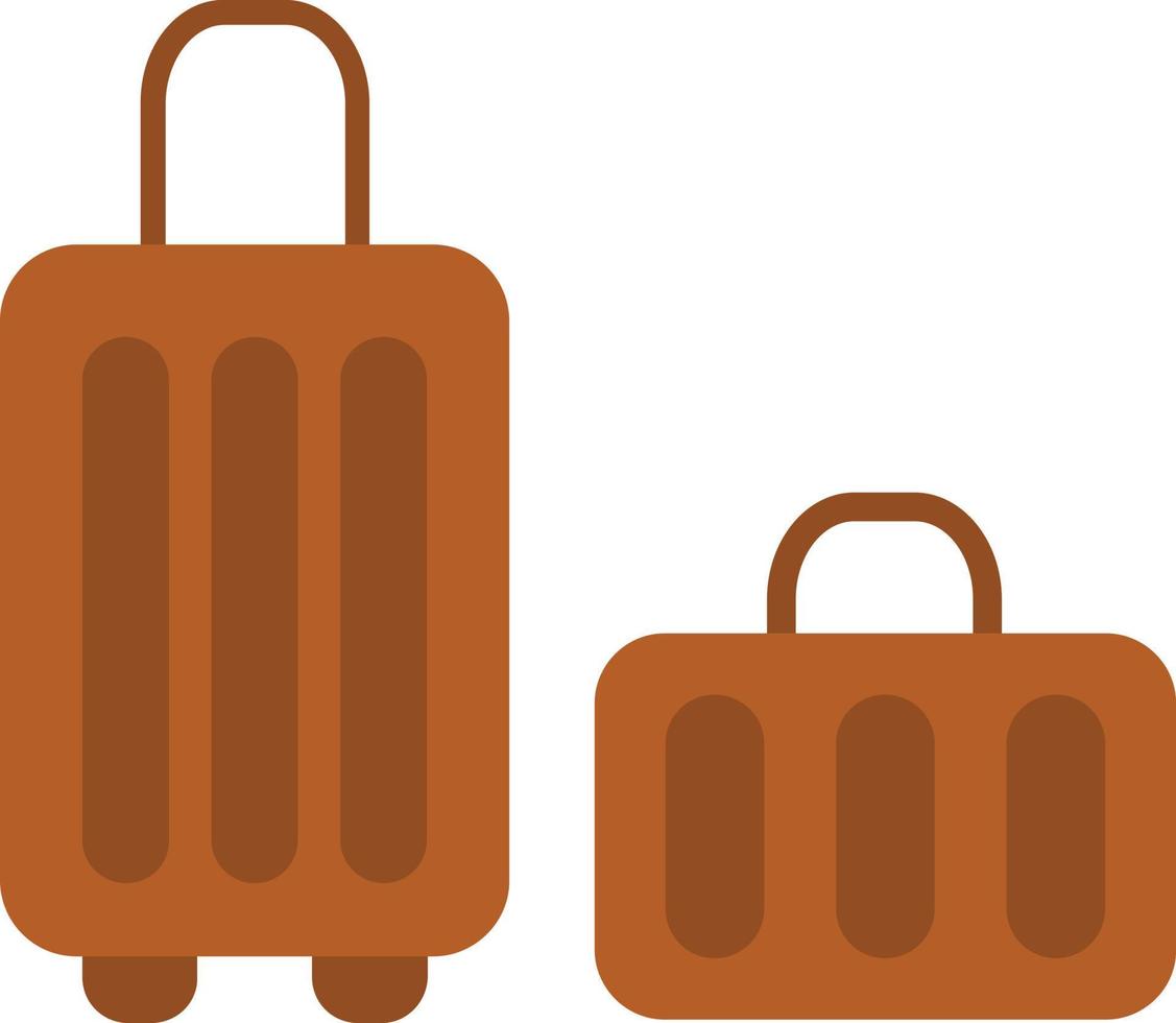 Baggage Flat Icon vector