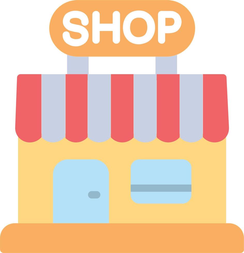 Grocery shop Flat Icon vector