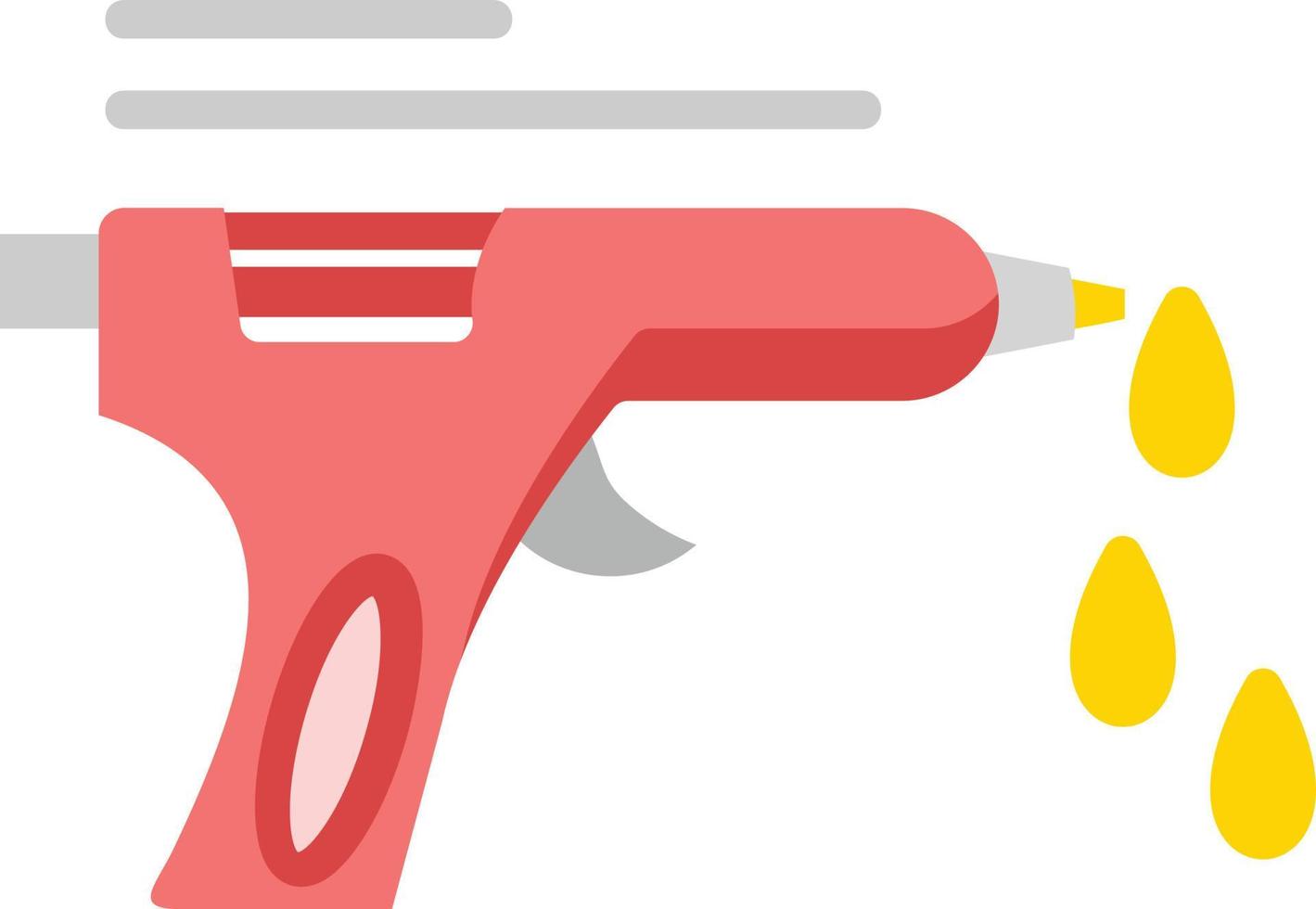 Hot Glue Flat Icon vector