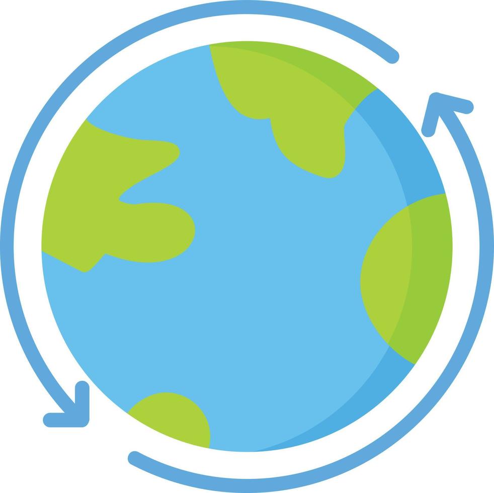 Earth Flat Icon vector