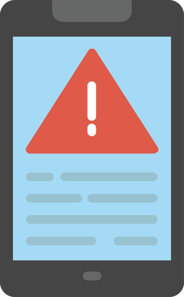 Error  Flat Icon vector