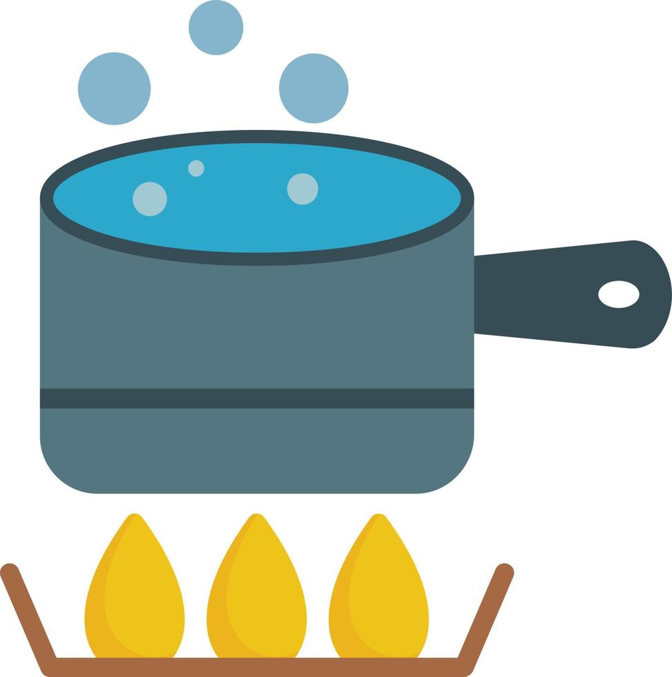 Boiling Flat Icon vector