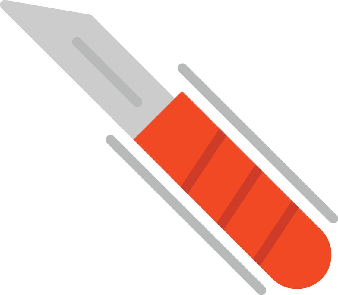 Surgical Knife Flat Icon vector