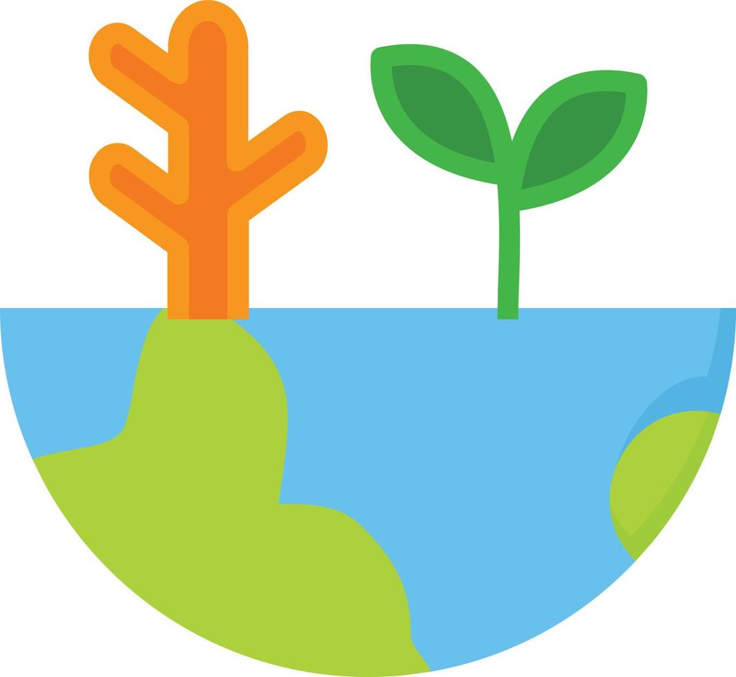 Ecosystem Flat Icon vector