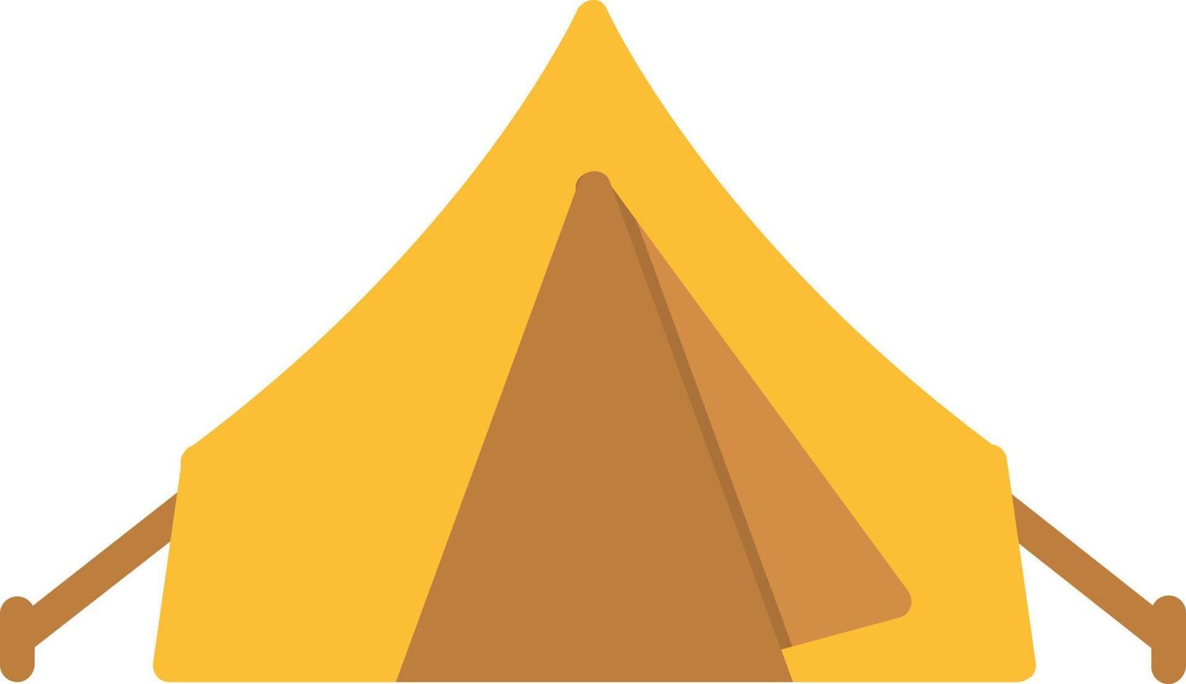 Tent  Flat Icon vector