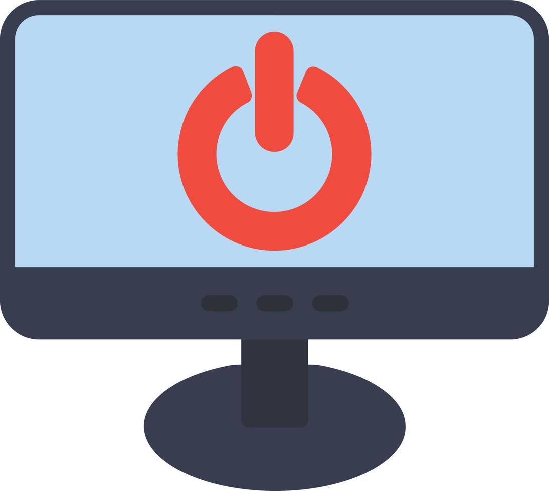 Turn Off Flat Icon vector