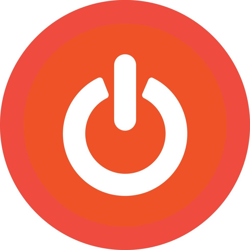 Turn Off Flat Icon vector