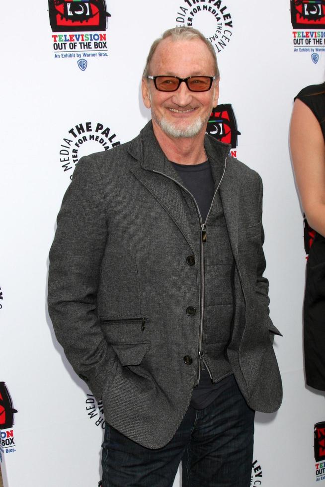 LOS ANGELES, APR 12 - Robert Englund arrives at Warner Brothers Television - Out of the Box Exhibit Launch at Paley Center for Media on April 12, 2012 in Beverly Hills, CA photo