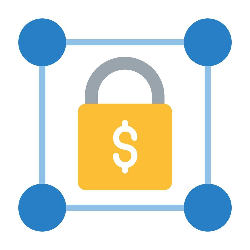 Lock Flat Icon 10086069 Vector Art at Vecteezy