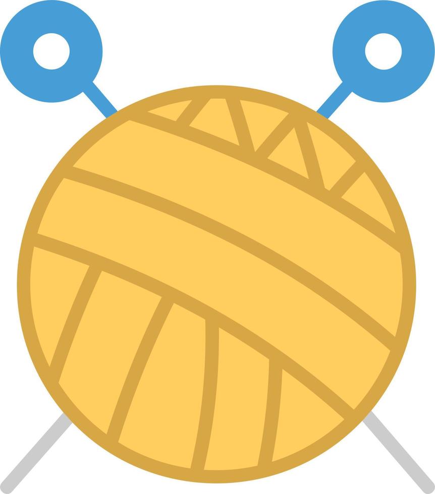 Knitting Flat Icon vector