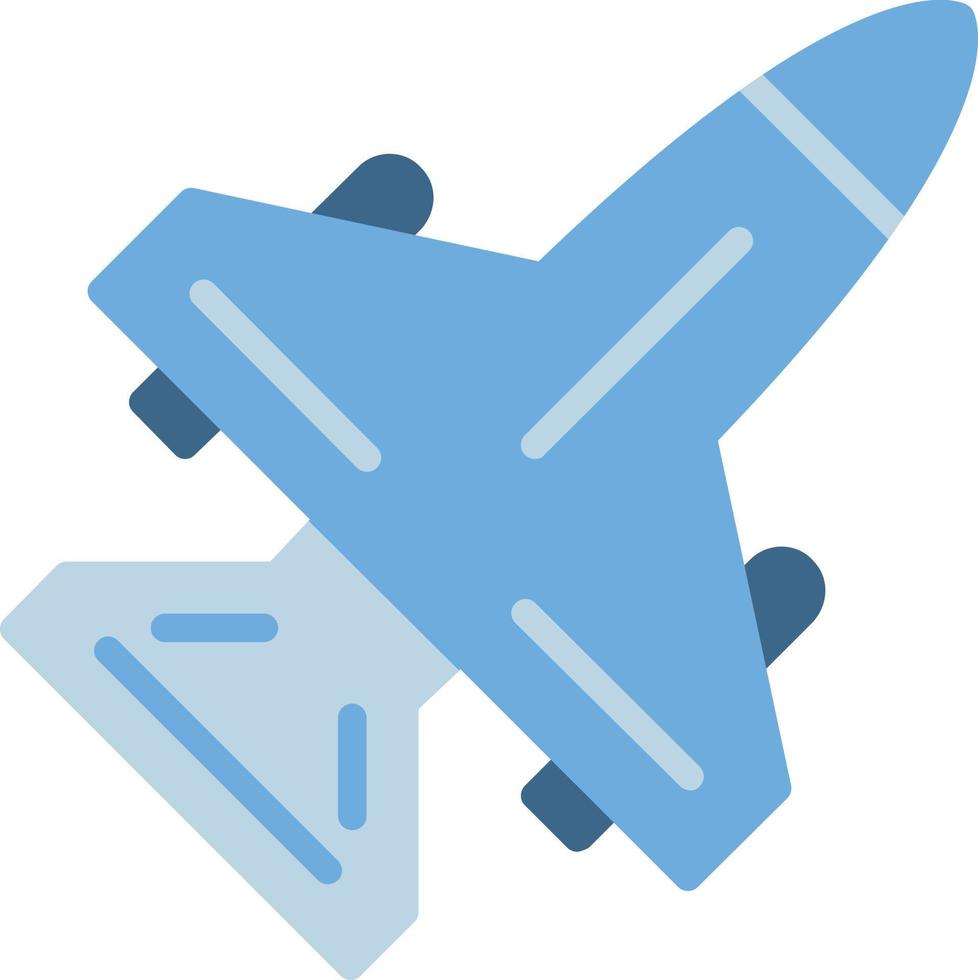avión, plano, icono vector