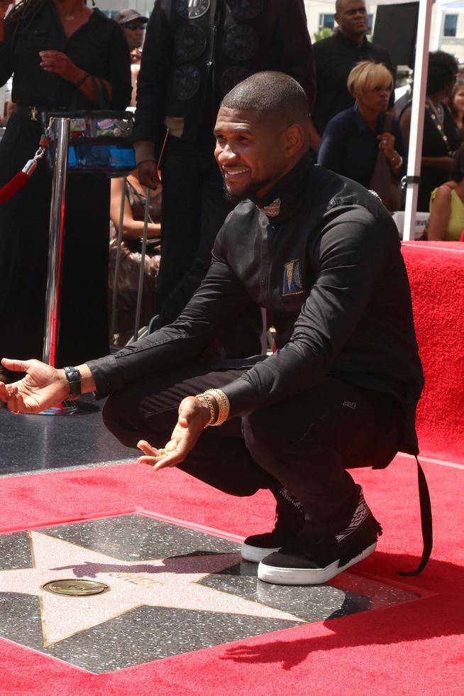 LOS ANGELES, SEP 7 - Usher Raymond at the Usher Honored With a Star On The Hollywood Walk Of Fame at the Eastown on September 7, 2016 in Los Angeles, CA photo