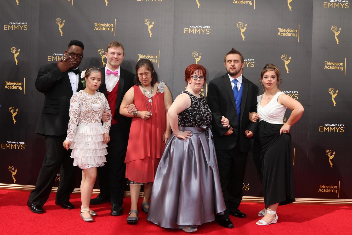 LOS ANGELES, SEP 11 - Born This Way Cast at the 2016 Primetime Creative Emmy Awards, Day 2, Arrivals at the Microsoft Theater on September 11, 2016 in Los Angeles, CA photo