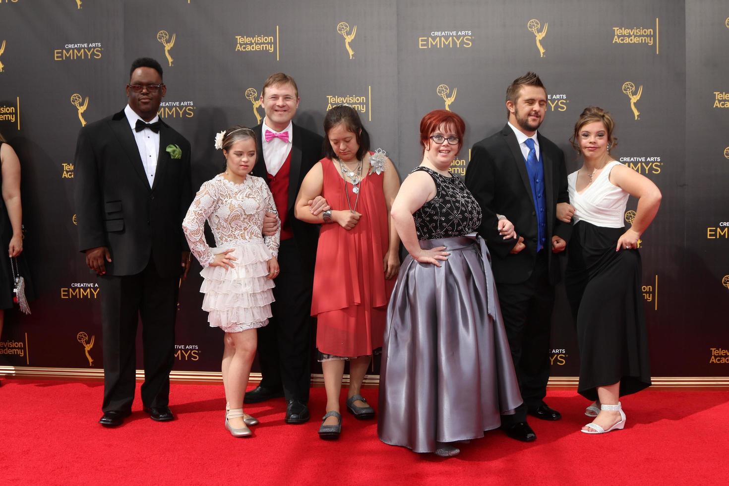 LOS ANGELES, SEP 11 - Born This Way Cast at the 2016 Primetime Creative Emmy Awards, Day 2, Arrivals at the Microsoft Theater on September 11, 2016 in Los Angeles, CA photo