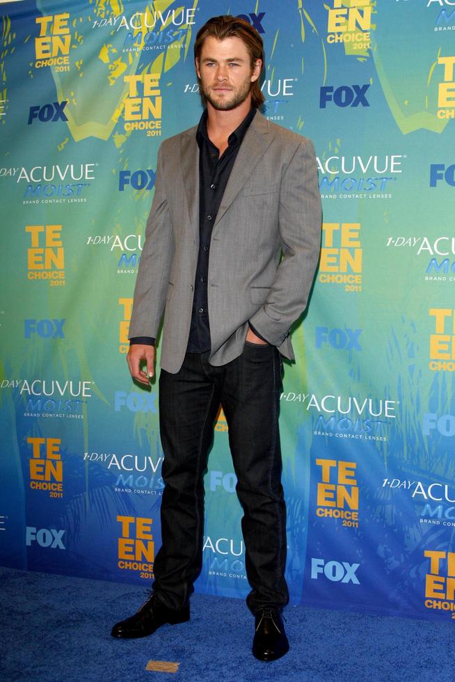 LOS ANGELES, AUG 7 - Chris Hemsworth in the Press Room at the 2011 Teen Choice Awards at Gibson Amphitheatre on August 7, 2011 in Los Angeles, CA photo