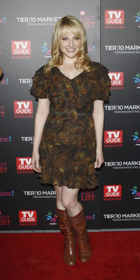 LOS ANGELES, NOV 7 - Melissa Rauch at the TV Guide Magazine Hot List Party at the Greystone Manor on November 7, 2011 in Los Angeles, CA photo