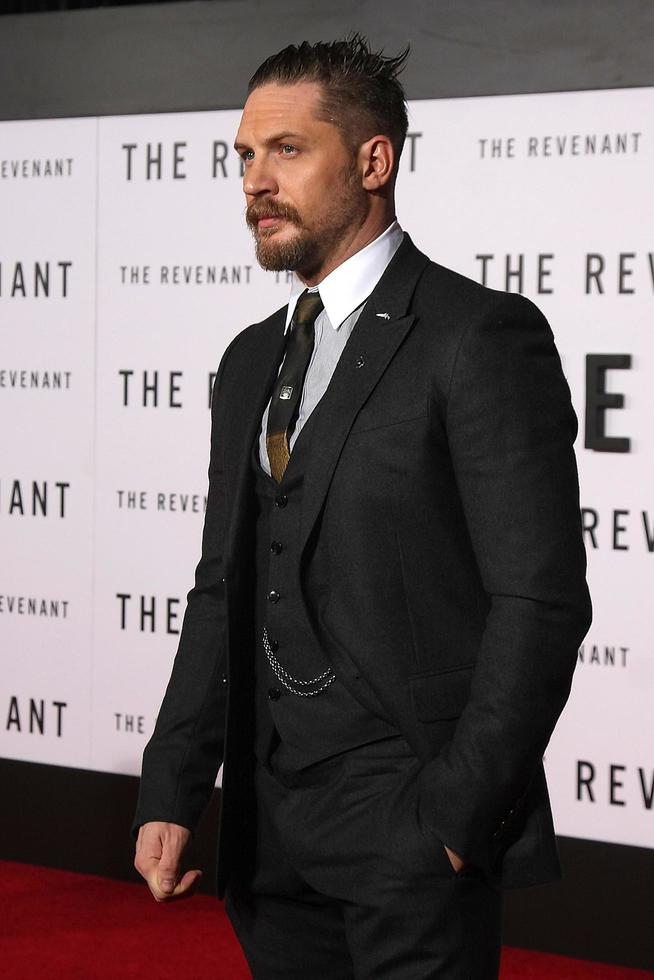 LOS ANGELES, DEC 16 - Tom Hardy at the The Revenant at the TCL Chinese Theater on December 16, 2015 in Los Angeles, CA photo