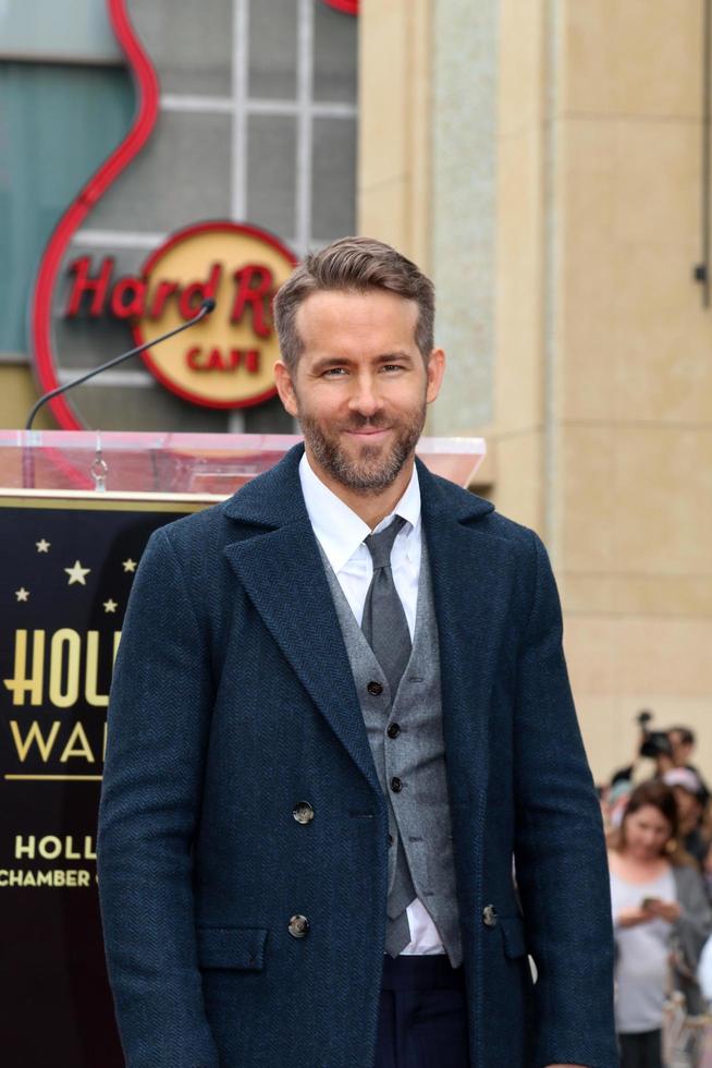 LOS ANGELES, DEC 15 - Ryan Reynolds at the Ryan Reynolds Hollywood Walk of Fame Star Ceremony at the Hollywood and Highland on December 15, 2016 in Los Angeles, CA photo