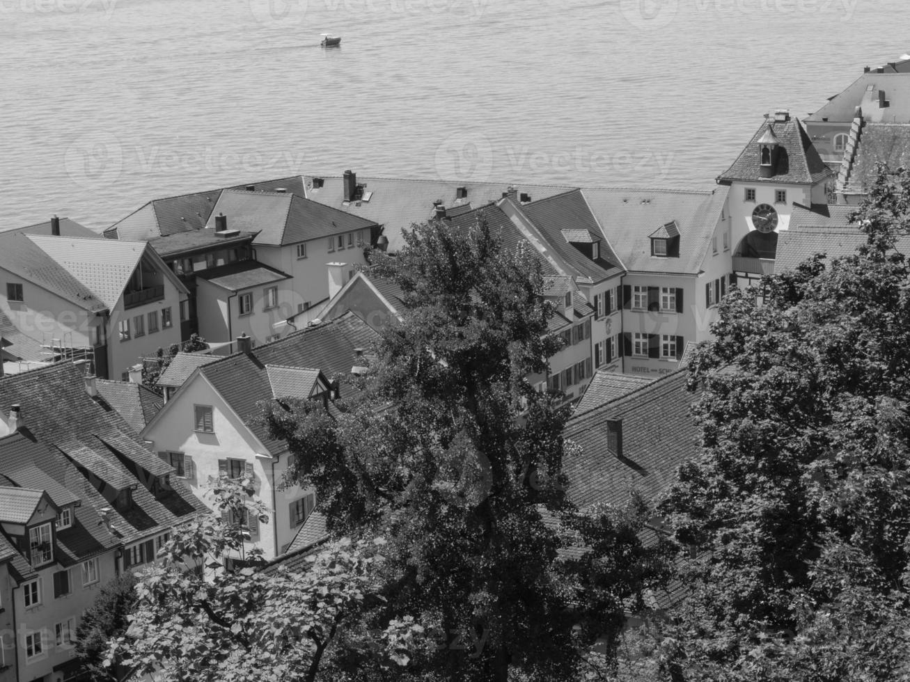 the city of Meersburg at the lake constance photo