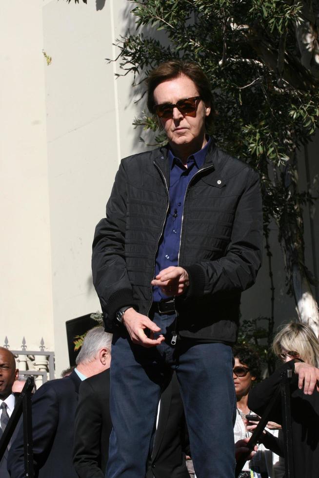 LOS ANGELES, FEB 9 - Paul McCartney at the Hollywood Walk of Fame Ceremony for Paul McCartney at Capital Records Building on February 9, 2012 in Los Angeles, CA photo