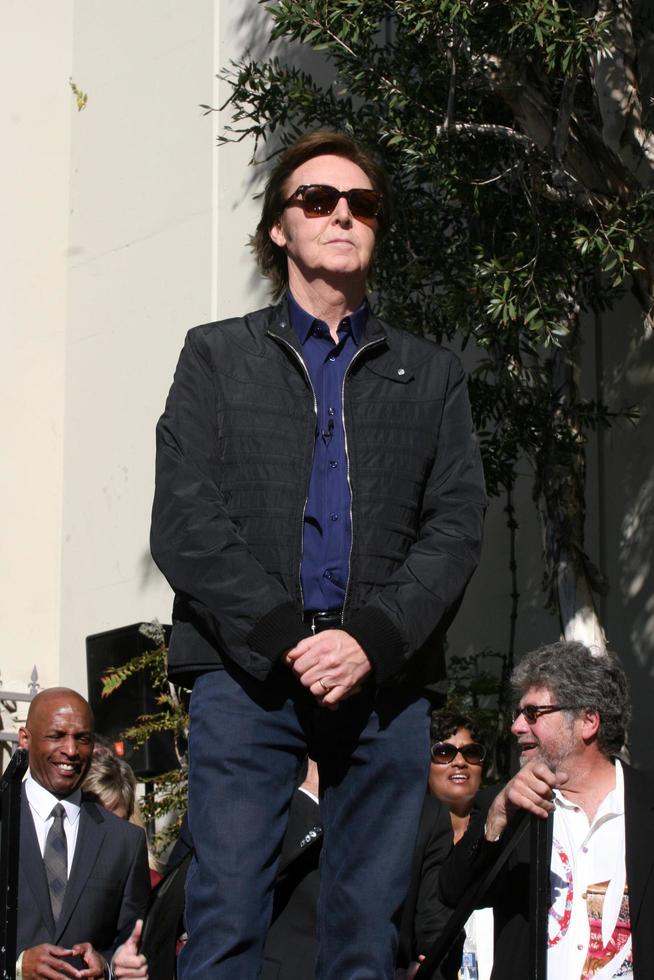 LOS ANGELES, FEB 9 - Paul McCartney at the Hollywood Walk of Fame Ceremony for Paul McCartney at Capital Records Building on February 9, 2012 in Los Angeles, CA photo