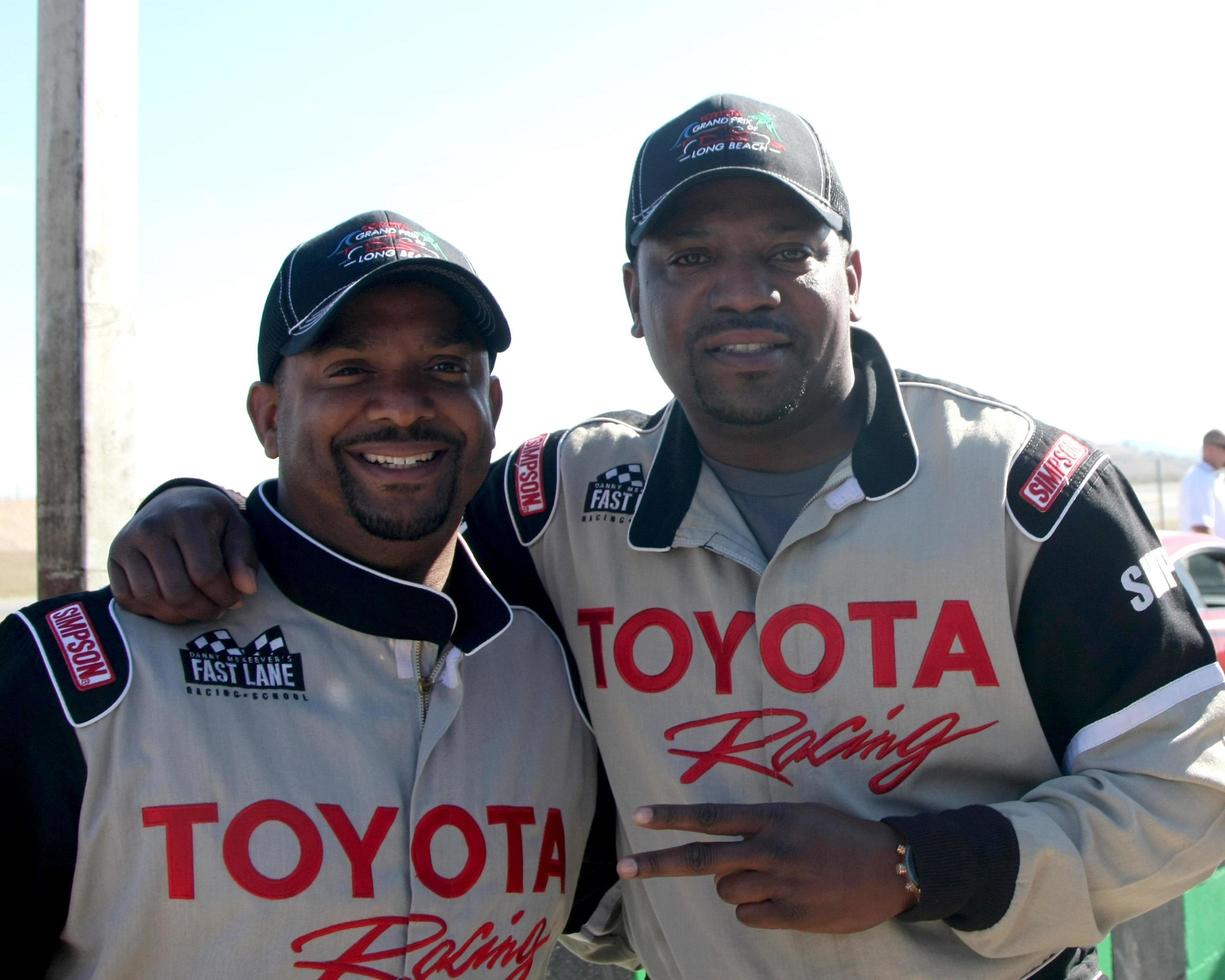 LOS ANGELES, FEB 21 -  Alfonso Ribiero, Mekhi Phifer at the Grand Prix of Long Beach Pro Celebrity Race Training at the Willow Springs International Raceway on March 21, 2015 in Rosamond, CA photo