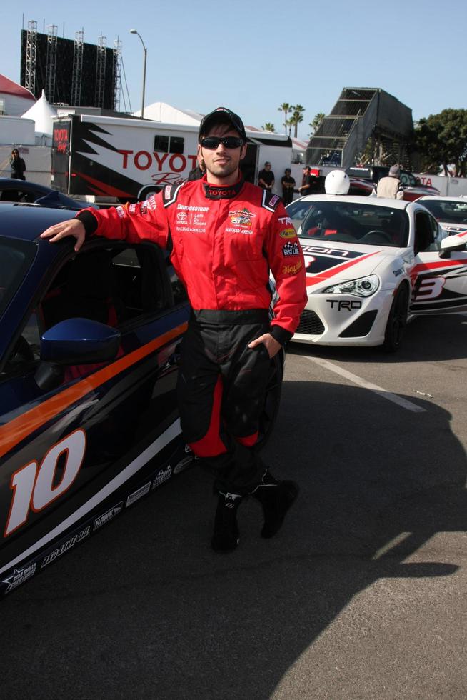 LOS ANGELES, FEB 7 -  Nathan Kress at the Toyota Grand Prix of Long Beach Pro Celebrity Race Press Day at the Grand Prix Compound on April 7, 2015 in Long Beach, CA photo