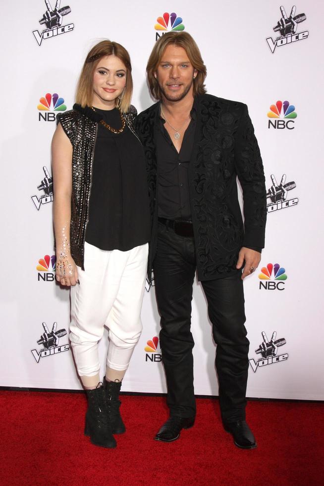 LOS ANGELES, NOV 24 - Reagan James, Craig Wayne Boyd at the The Voice Season 7 Red Carpet at the Universal City Walk on November 24, 2014 in Los Angeles, CA photo