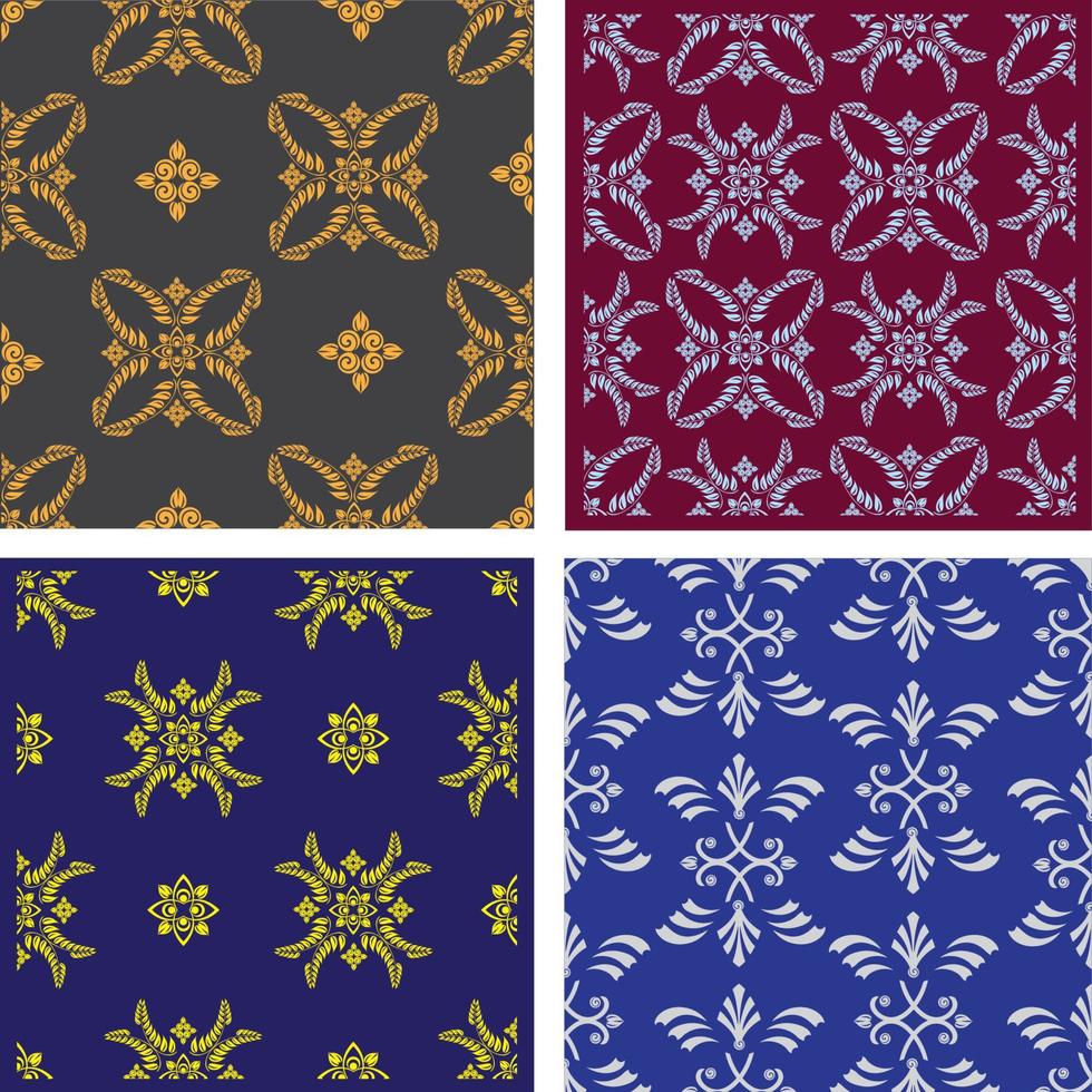 Vector. Seamless East Asiatic pattern. vector
