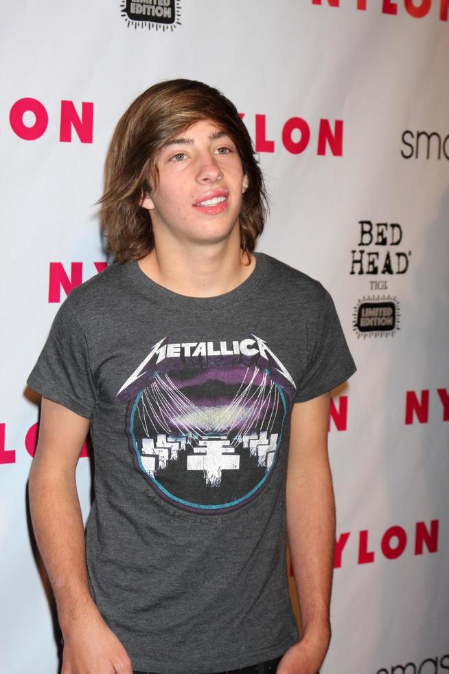 LOS ANGELES, APR 10 - Jimmy Bennett arrives at the NYLON Magazine 13th Anniversary Celebration at Smashbox on April 10, 2012 in Los Angeles, CA photo