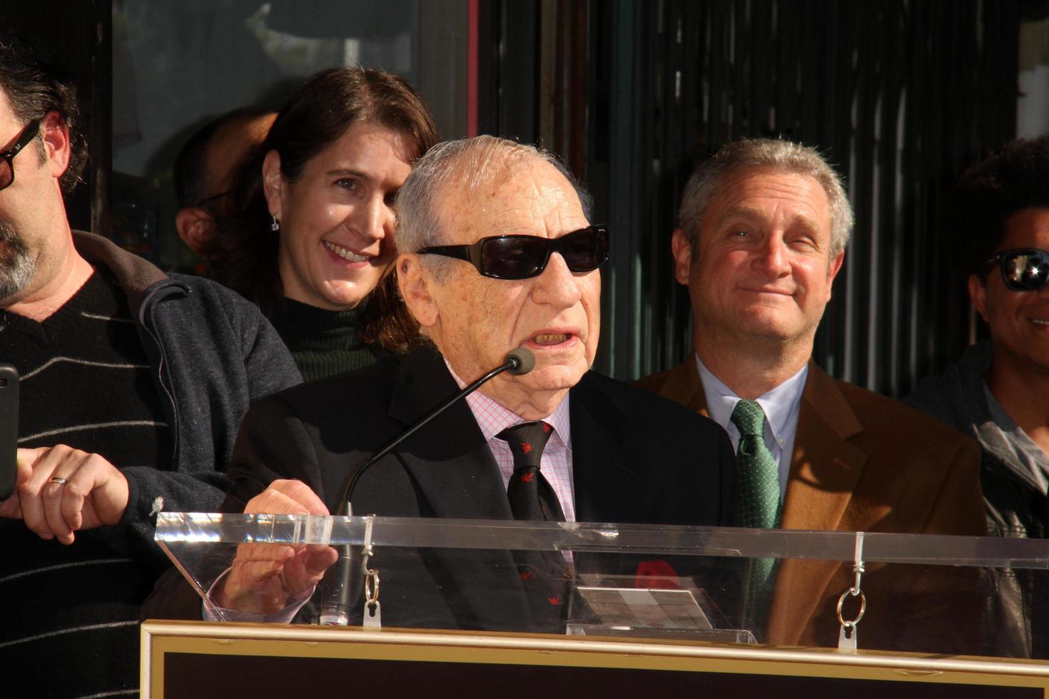 LOS ANGELES, DEC 13 - Mel Brooks at the Paul Mazursky Star on the Hollywood Walk of Fame Ceremony at Hollywood Blvd on December 13, 2013 in Los Angeles, CA photo