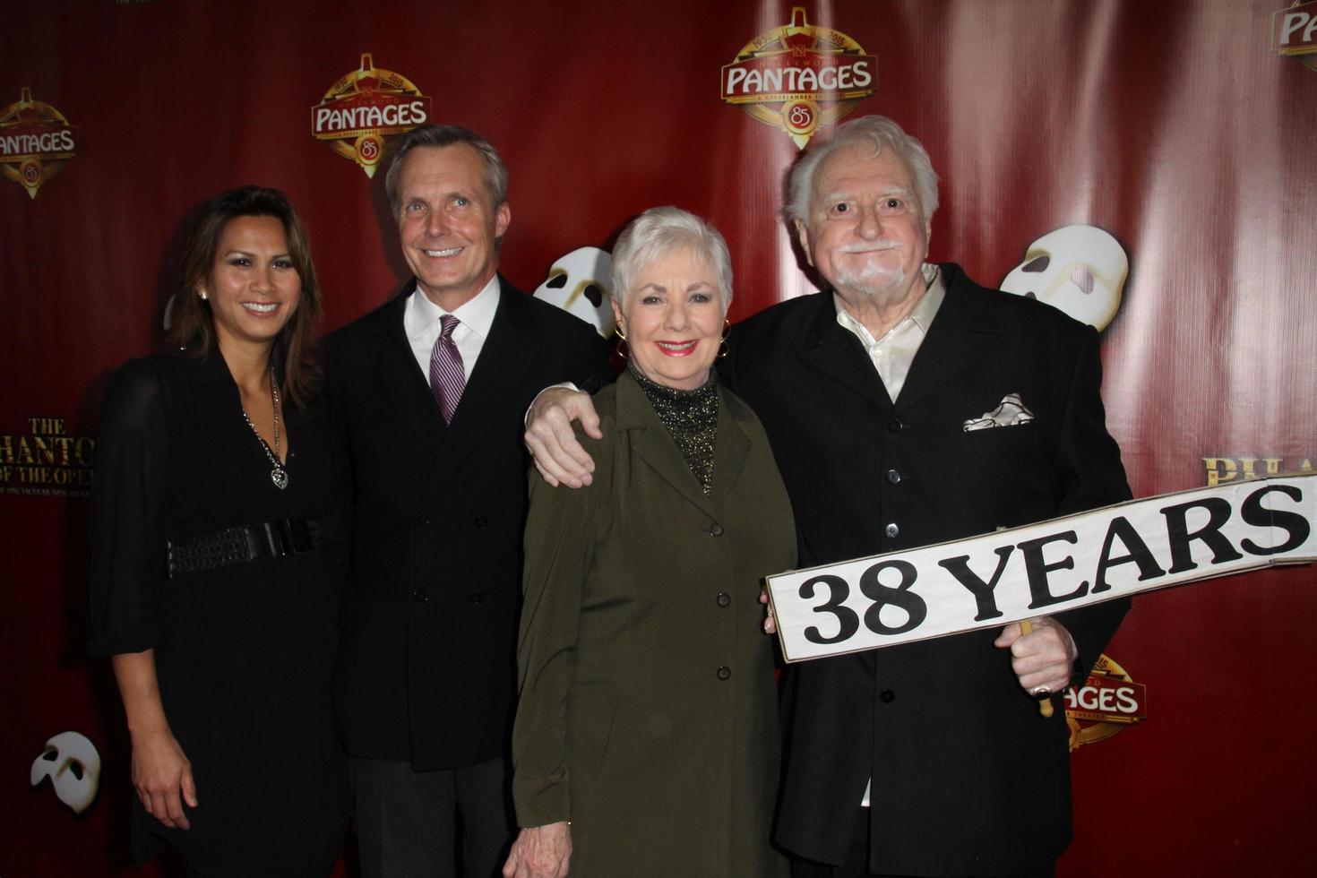 LOS ANGELES, JUN 17 - Ryan Cassidy, Shirley Jones, Marty Ingels at the The Phantom of the Opera Play Los Angeles Premiere at the Pantages,Theater on June 17, 2015 in Los Angeles, CA photo