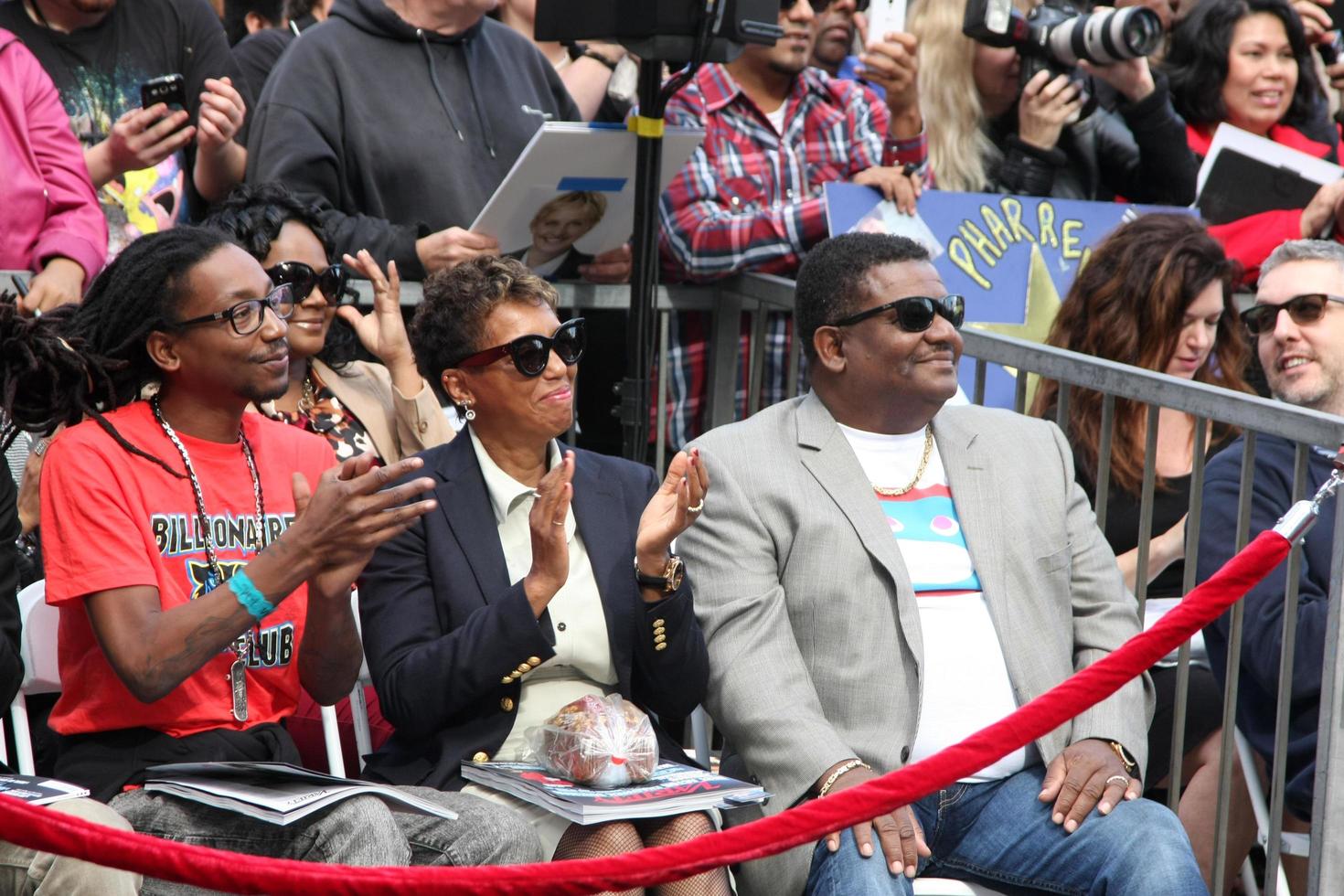 LOS ANGELES, DEC 4 - Pharrell Williams Family at the Pharrell Williams  Hollywood Walk of Fame Star Ceremony at the W Hotel Hollywood on December  4, 2014 in Los Angeles, CA 10096527 Stock Photo at Vecteezy