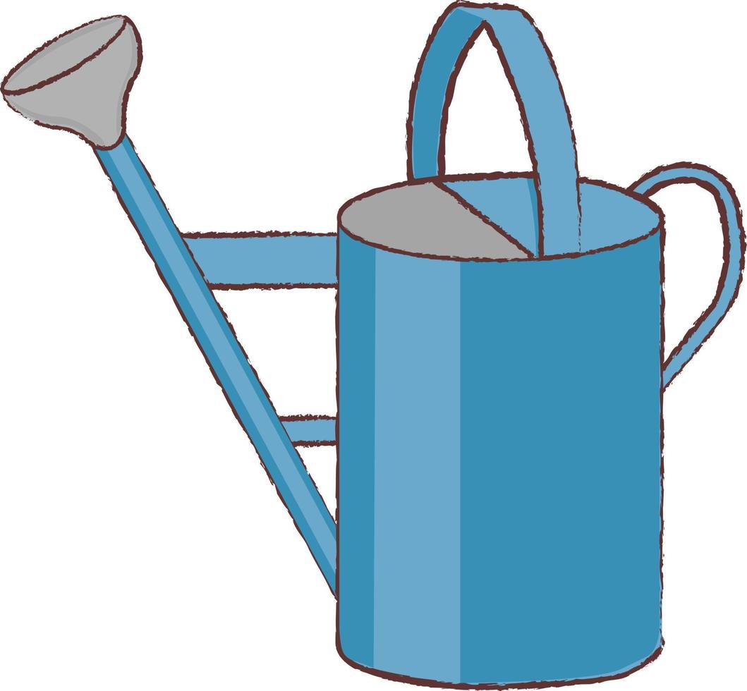 blue garden watering can illustration 10097595 Vector Art at Vecteezy