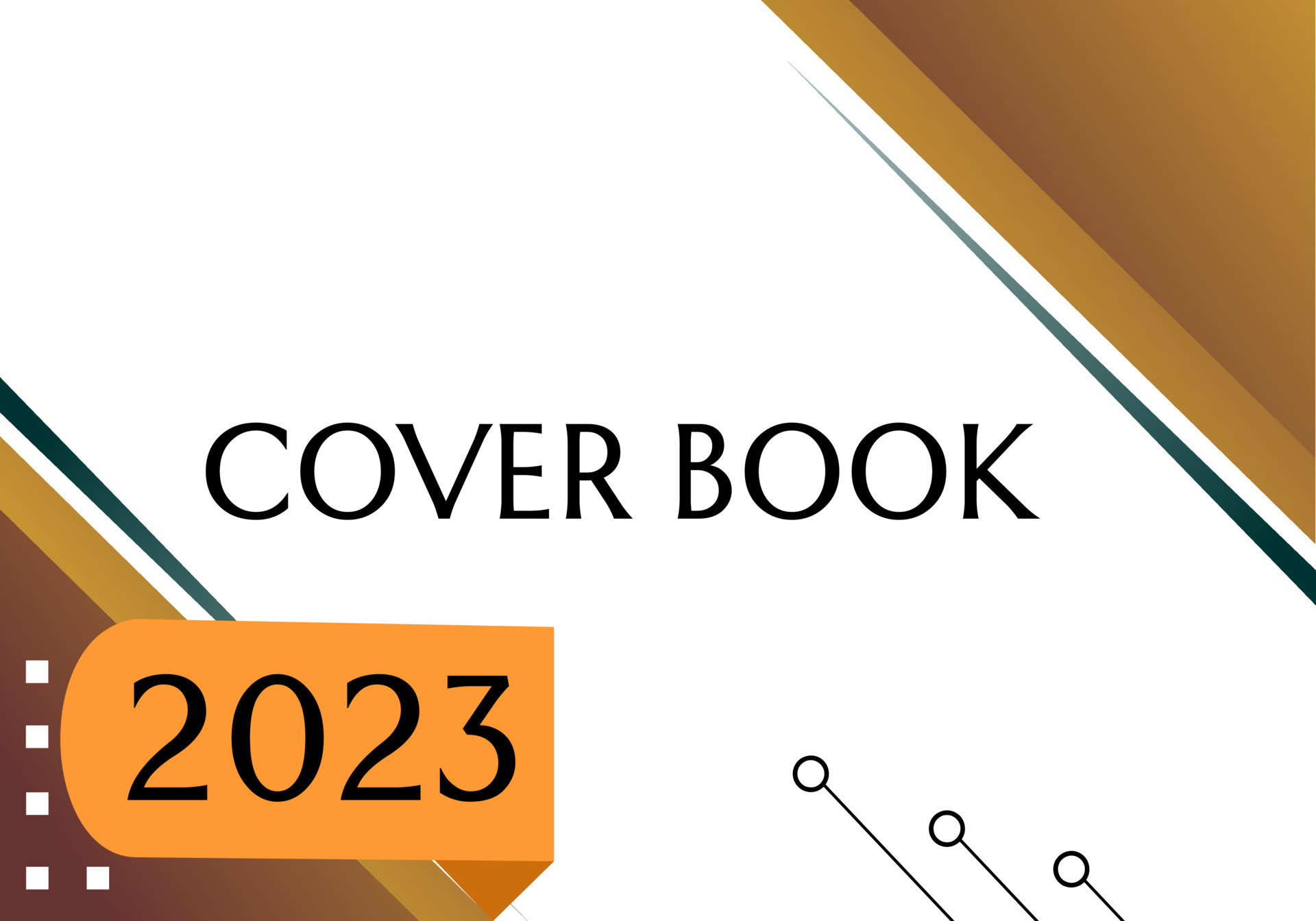 landscape book cover design. background with straight line pattern