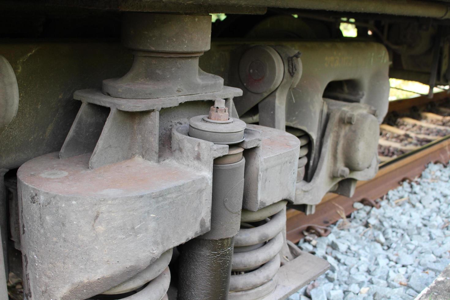 Engines of the ancient railway are still in use. photo