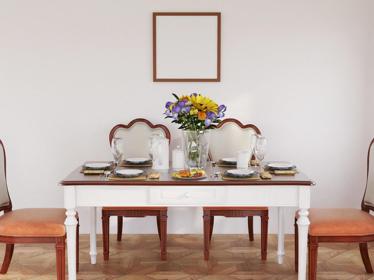 Frame Mockup in the Classic Dining Room photo