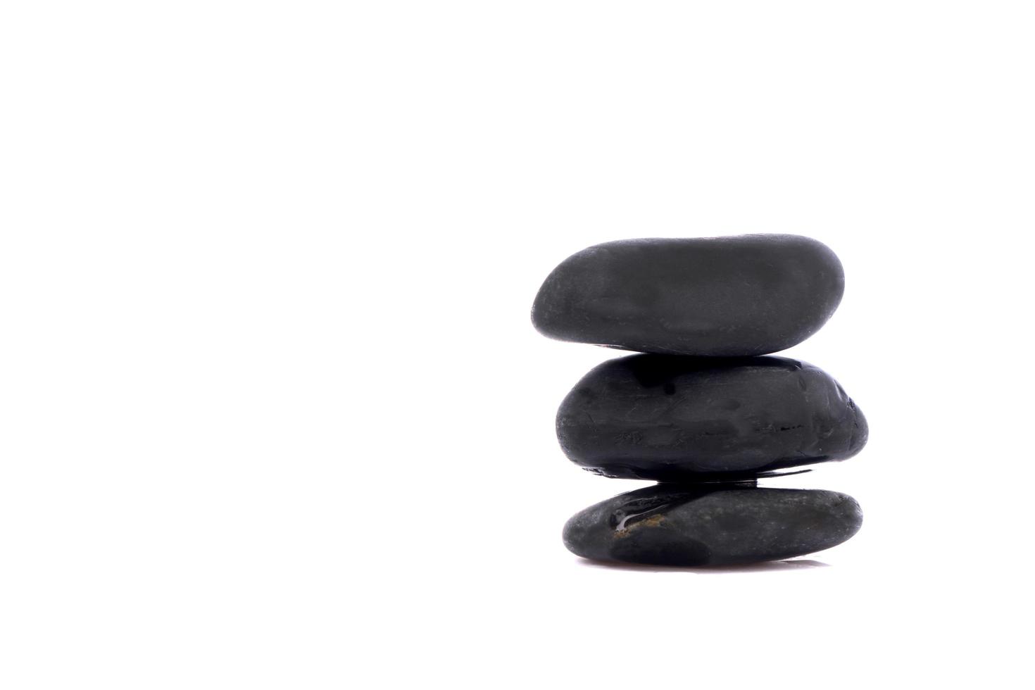 Zen pebbles. Stone spa and healthcare concept photo