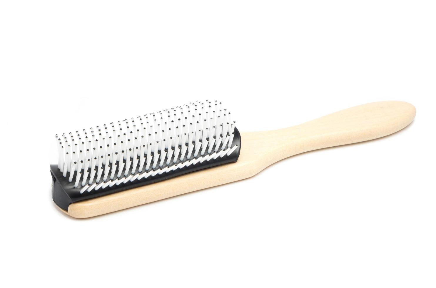 Hair combs on a white background photo