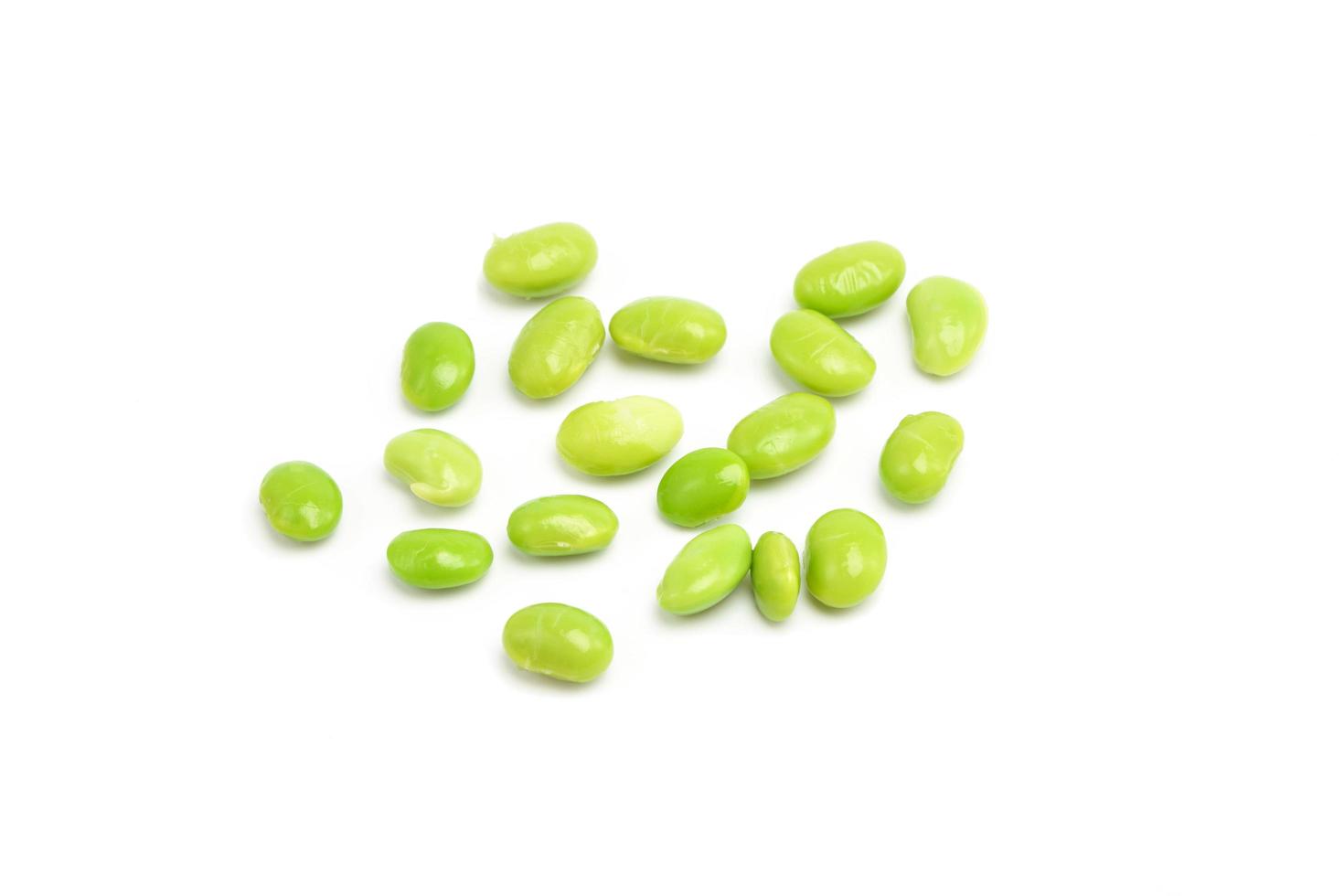 green soybeans on white background 10098590 Stock Photo at Vecteezy