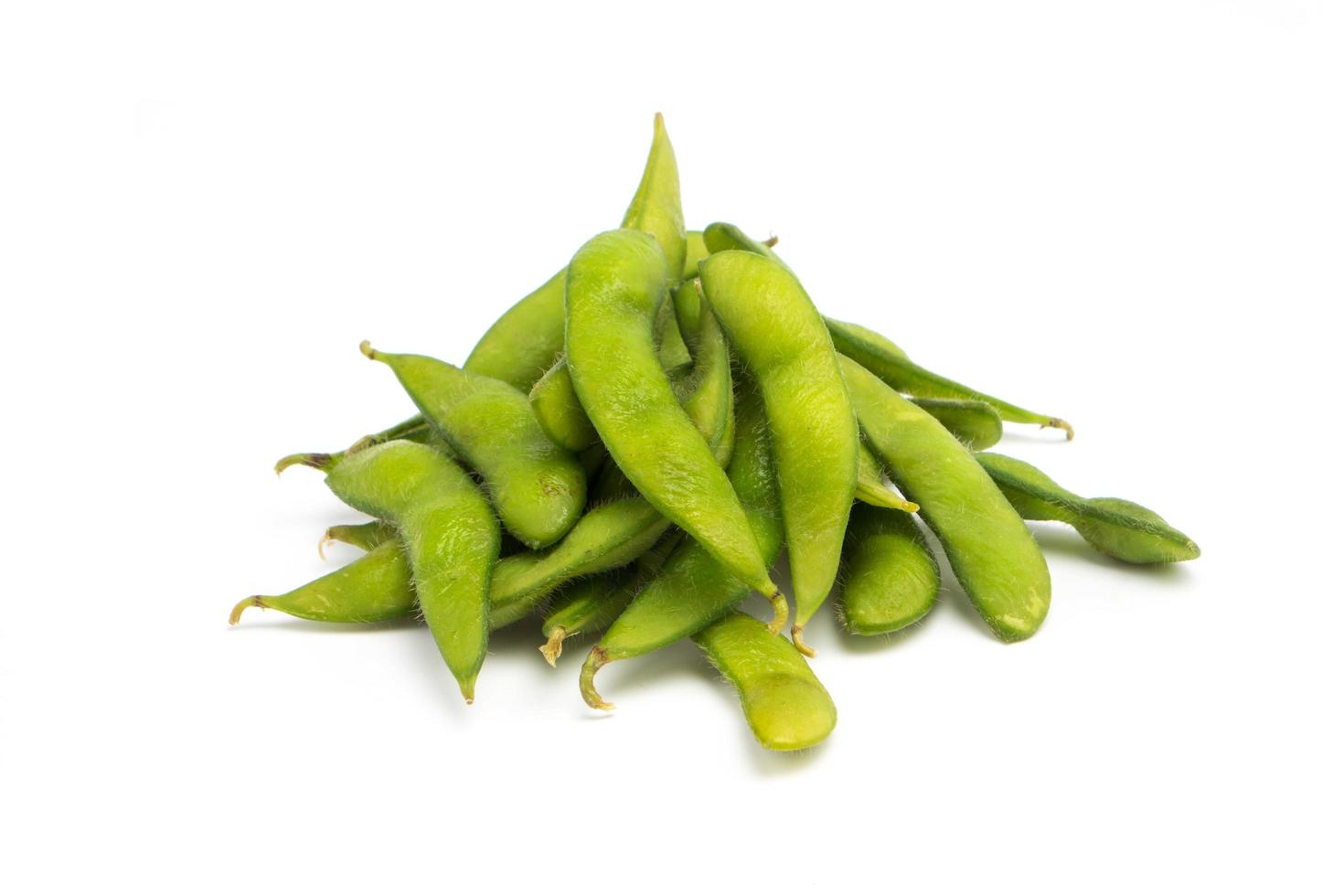green soybeans on white background 10098596 Stock Photo at Vecteezy