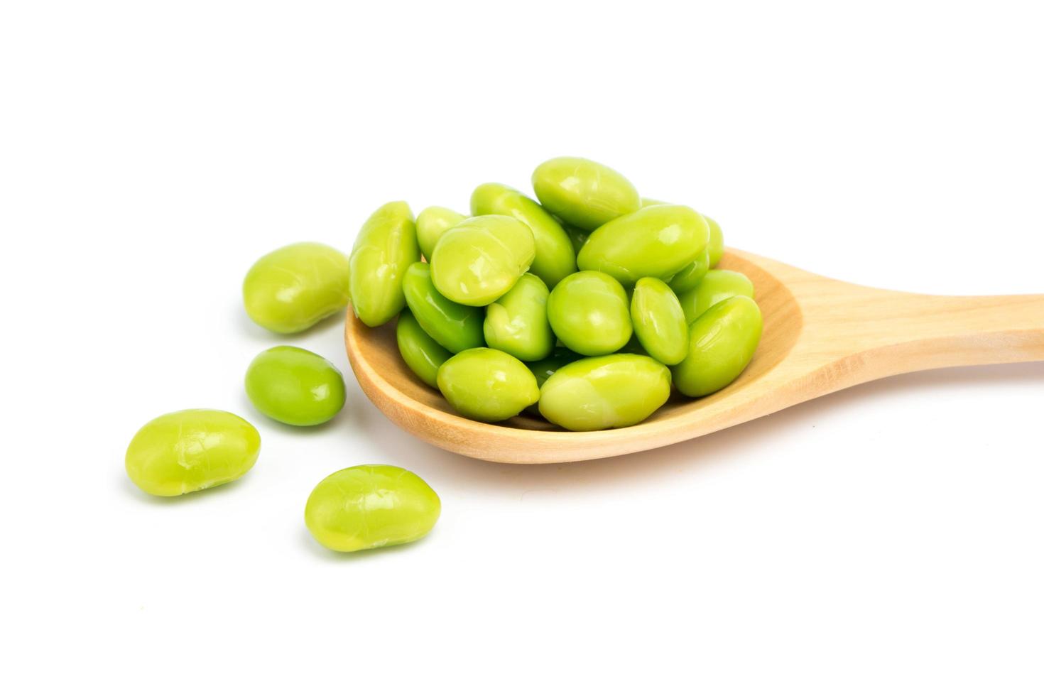 green soybeans on white background 10098599 Stock Photo at Vecteezy
