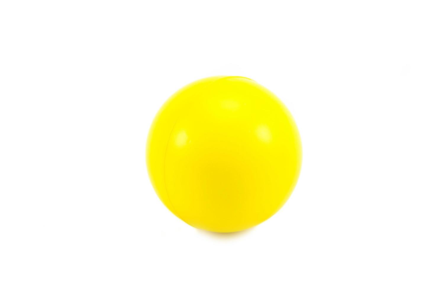 stress ball on white background photo