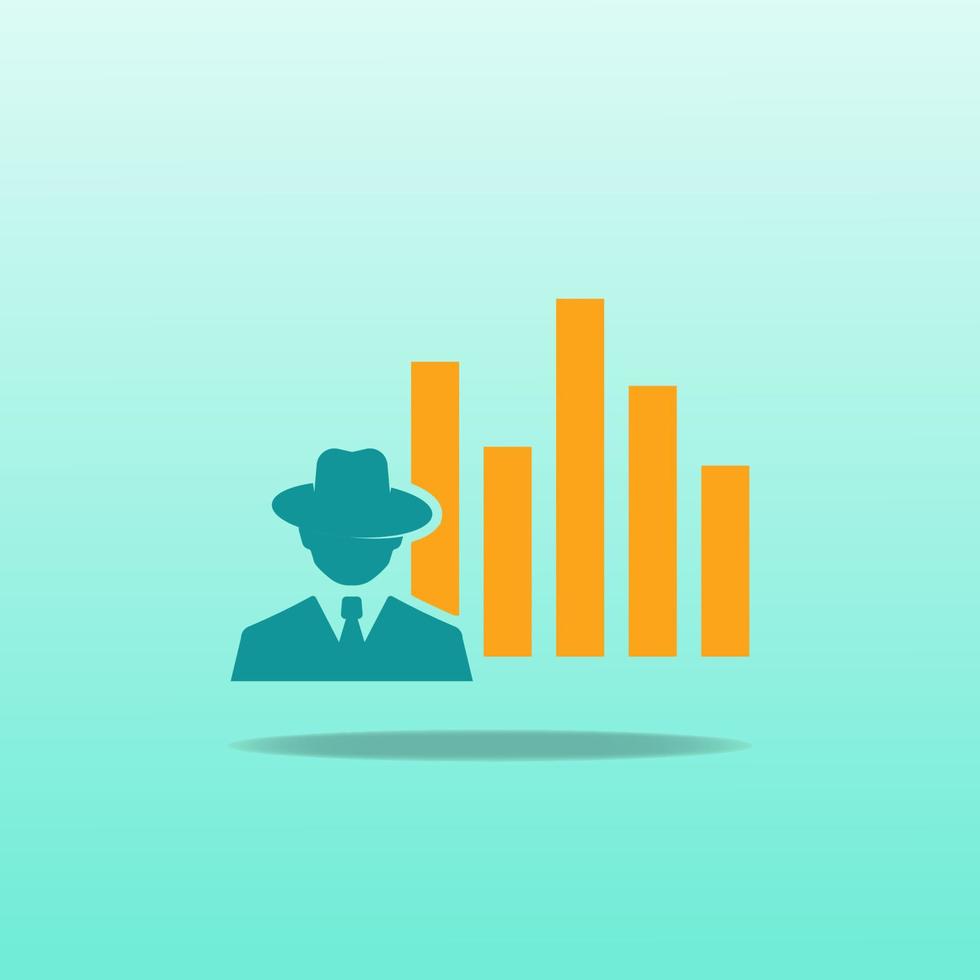 Market maker icon graphic design vector illustration